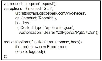 300-920 question #20 exhibit 1