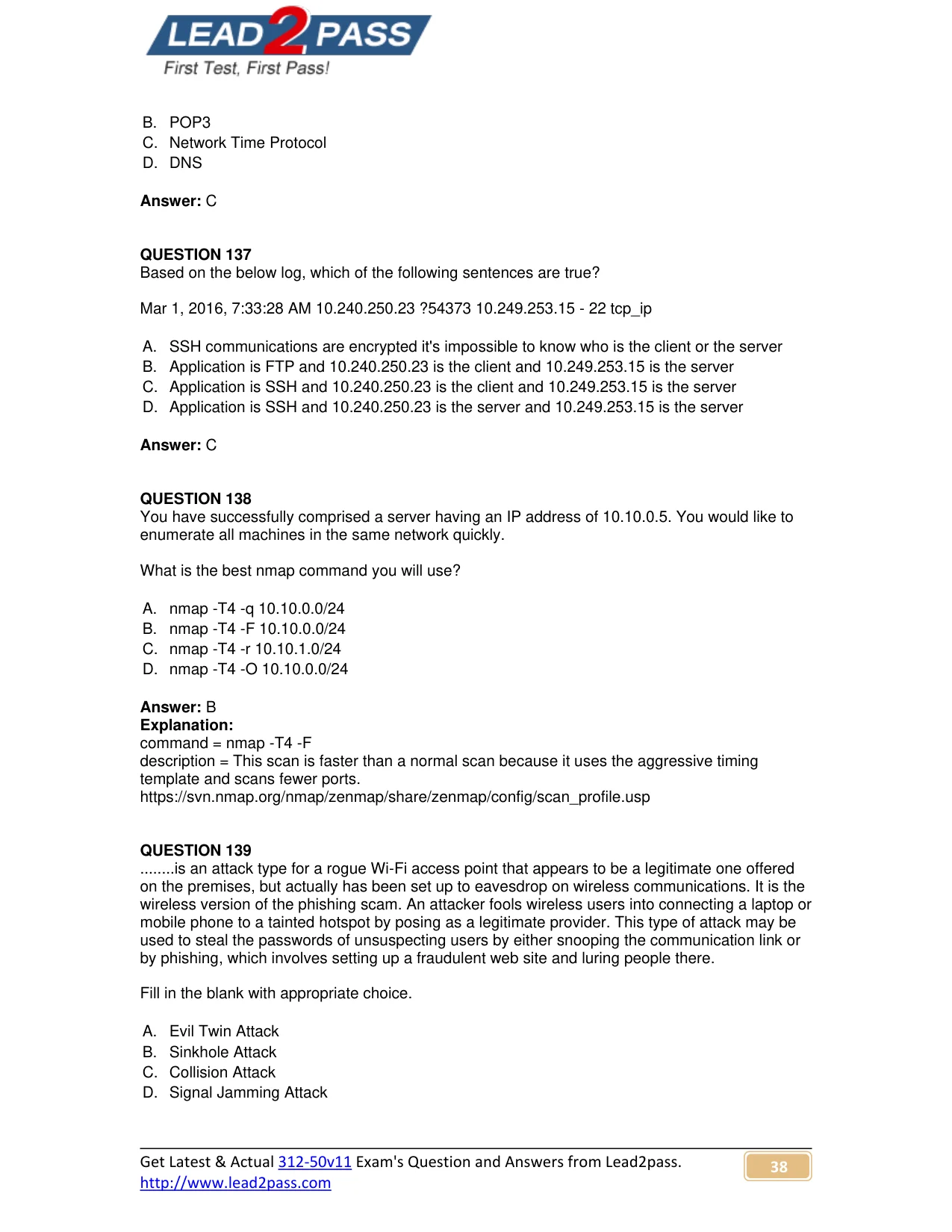 312-50V11 question #138 exhibit