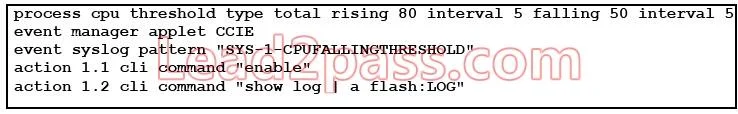 350-001 question #95 exhibit