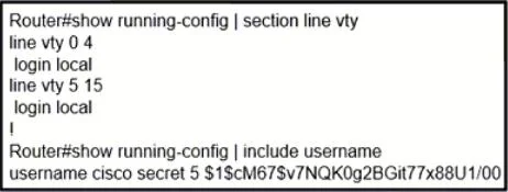 350-401 question #1182 exhibit 1