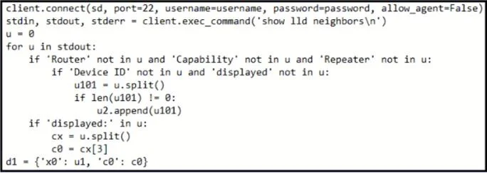350-401 question #1318 exhibit 1