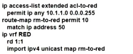 350-401 question #630 exhibit 8