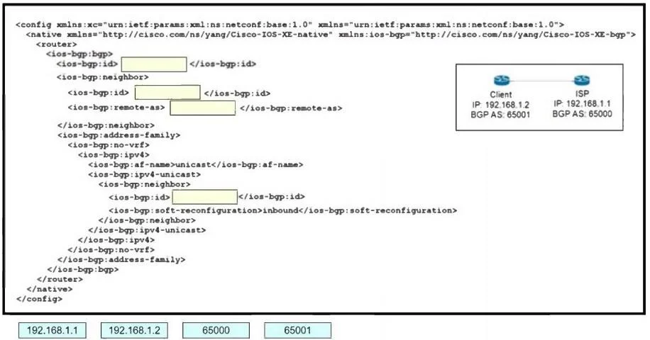 350-401 question #1079 exhibit 1