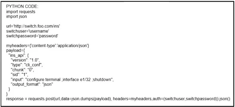 350-401 question #1048 exhibit 2