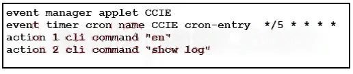 350-401 question #261 exhibit 1