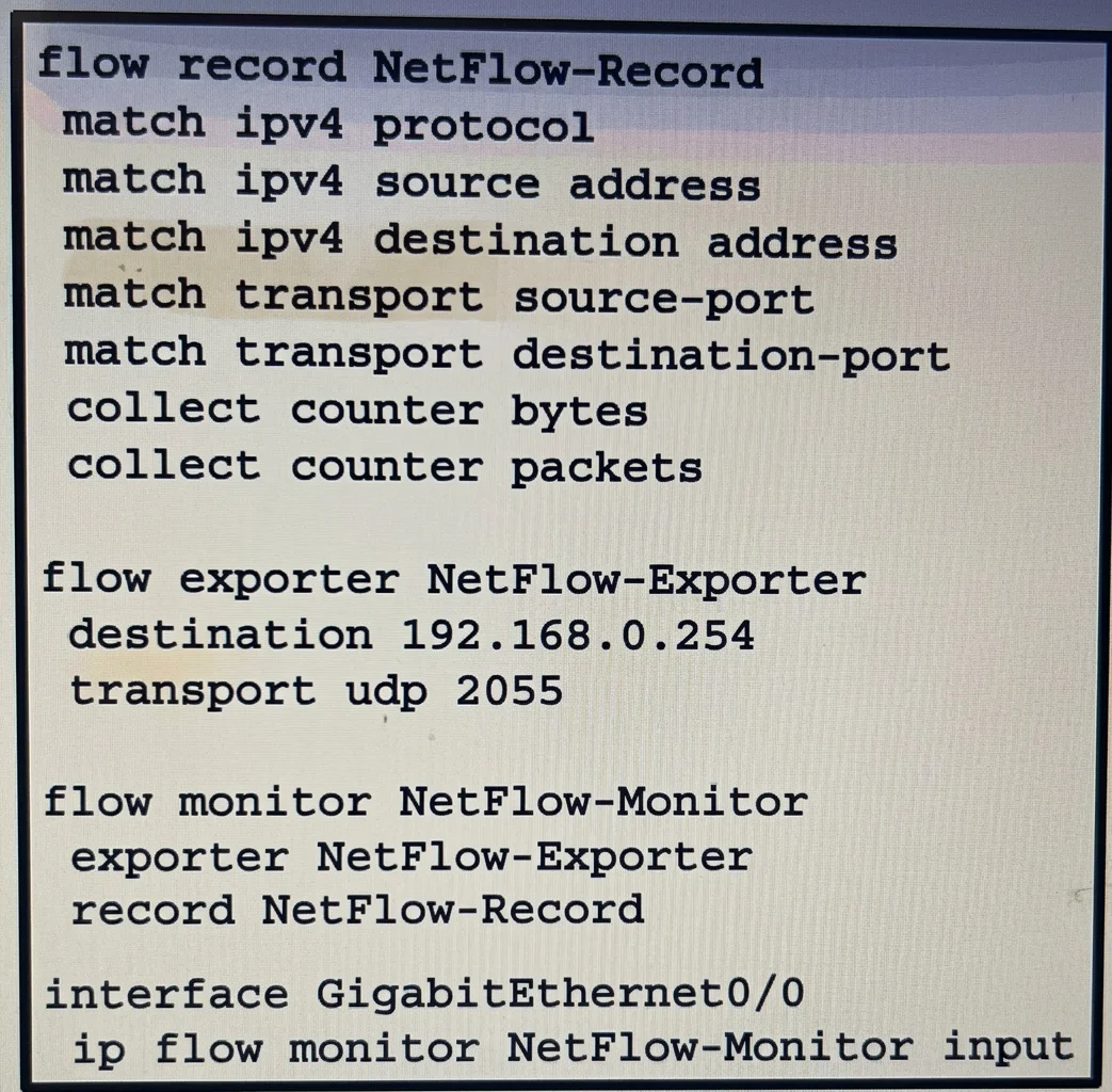 350-401 question #1301 exhibit 1