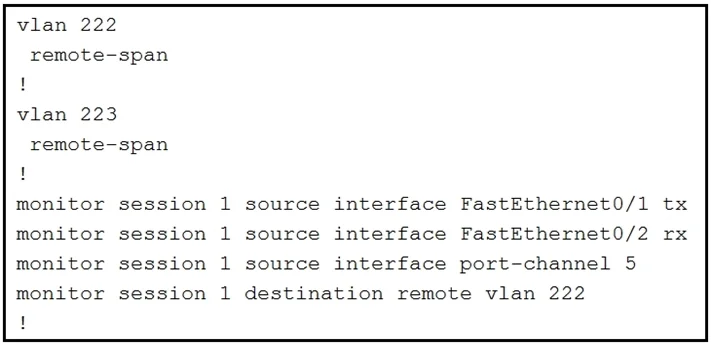 350-401 question #295 exhibit 1