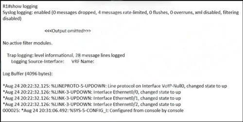 350-401 question #1298 exhibit 1