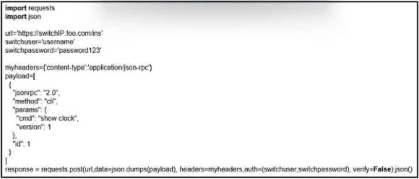 350-401 question #702 exhibit 2