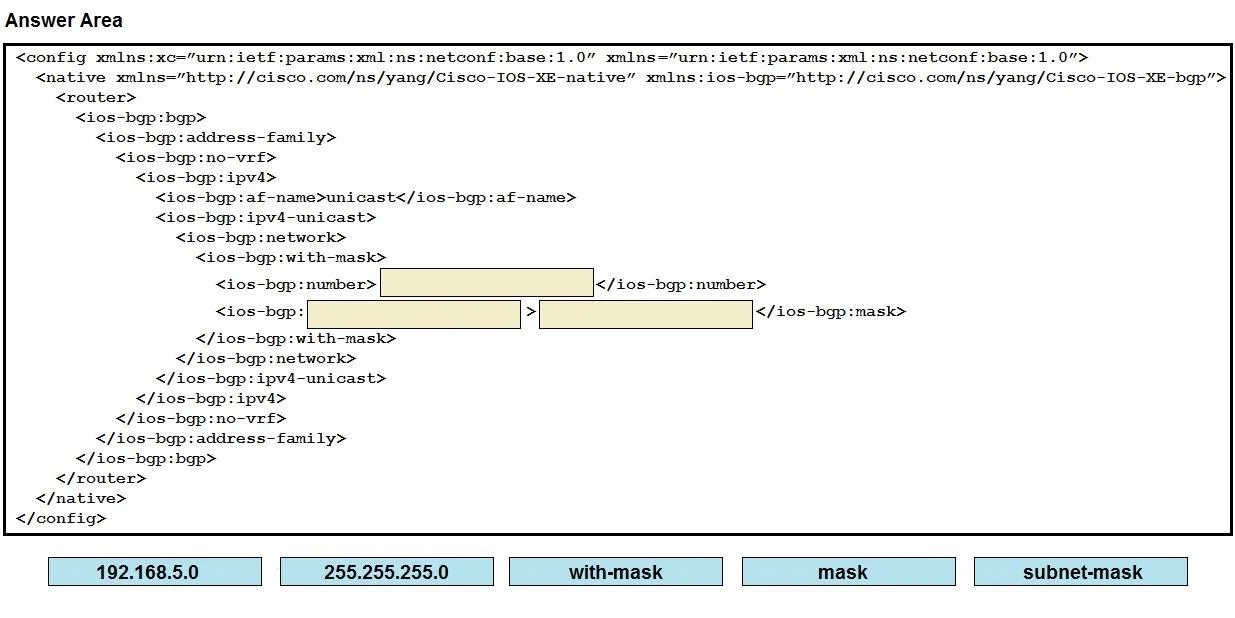 350-401 question #611 exhibit 2