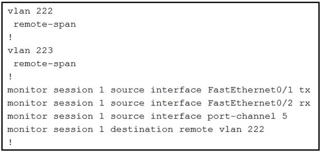 350-401 question #131 exhibit 1