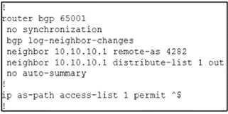 350-501 question #204 exhibit