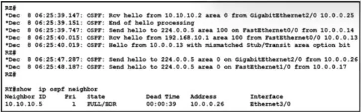 350-501 question #405 exhibit 1