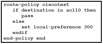 350-501 question #35 exhibit