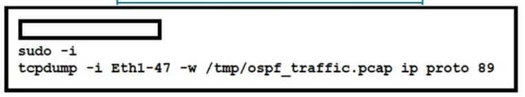350-601 question #439 exhibit