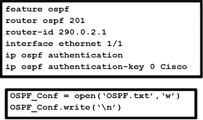 350-601 question #695 exhibit