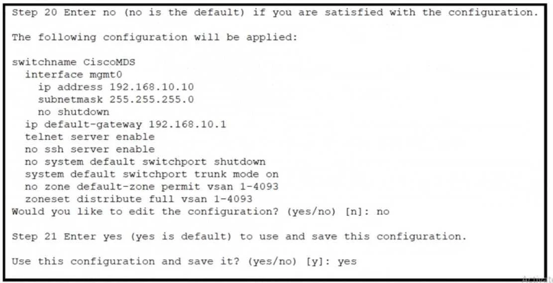 350-601 question #450 exhibit