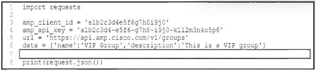 350-701 question #821 exhibit