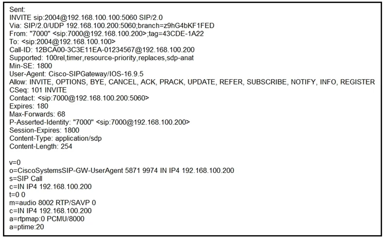 350-801 question #167 exhibit