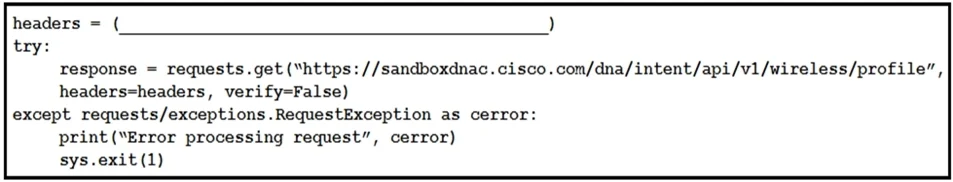 350-901 question #98 exhibit