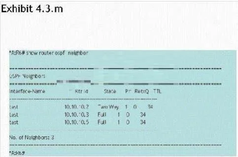 4A0-101 question #5 exhibit