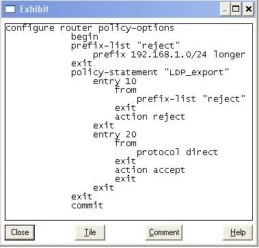 4A0-C01 question #281 exhibit