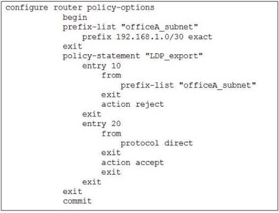 4A0-C01 question #521 exhibit