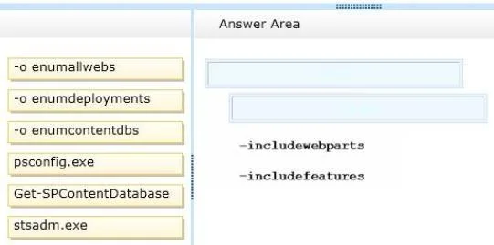 70-332 question #12 exhibit