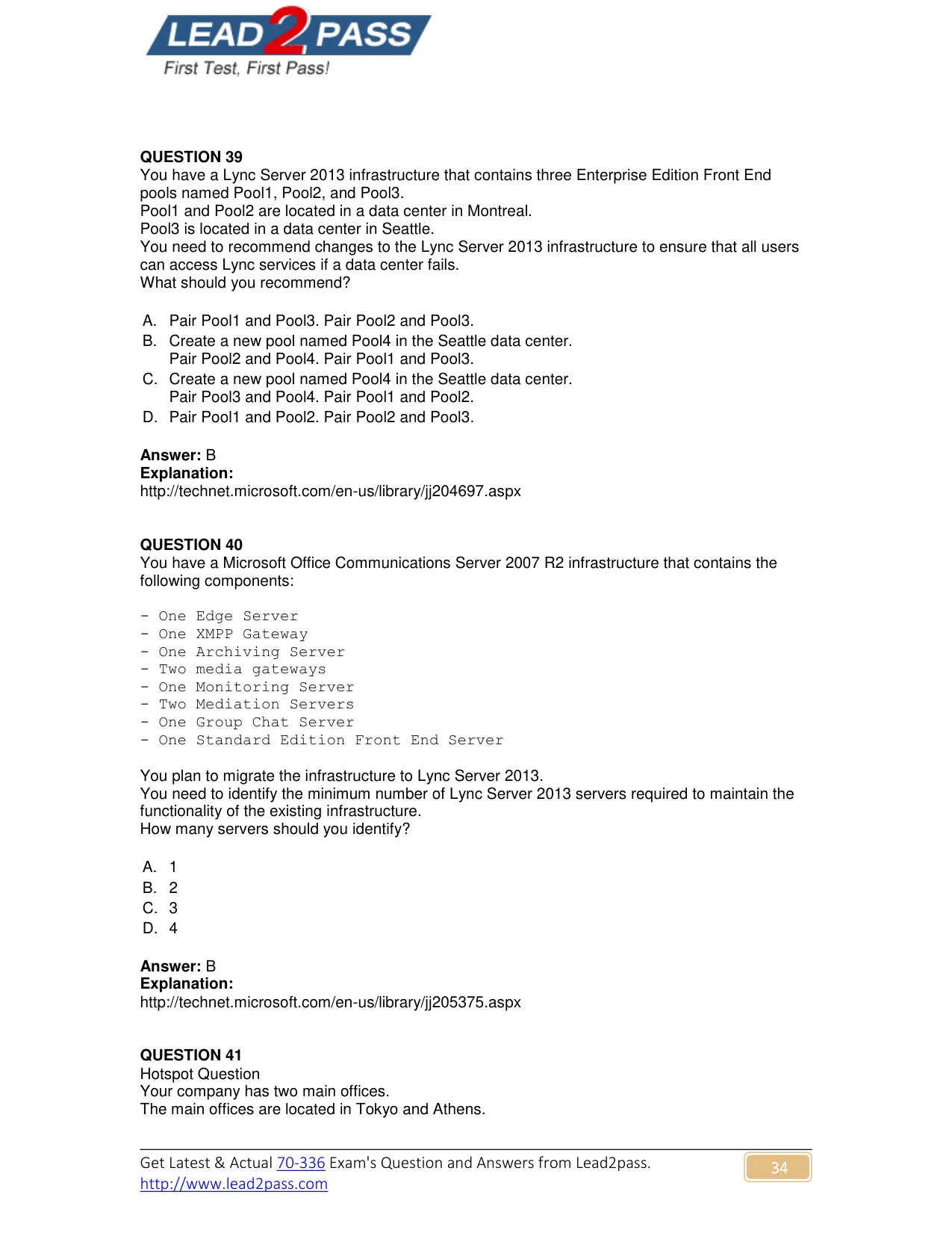 70-336 question #40 exhibit