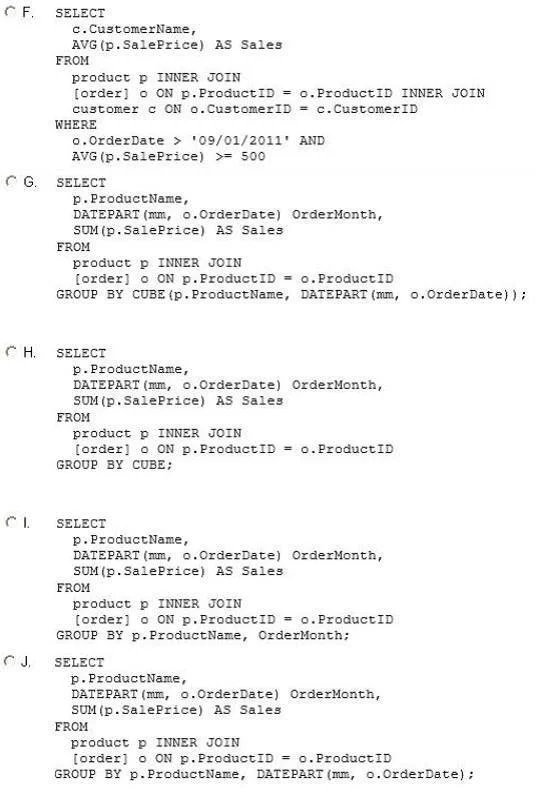 70-433 question #474 exhibit 3