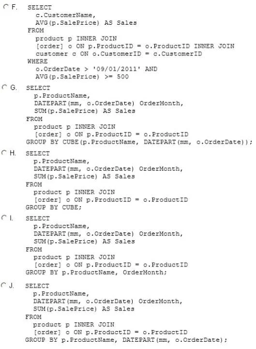 70-433 question #476 exhibit 3