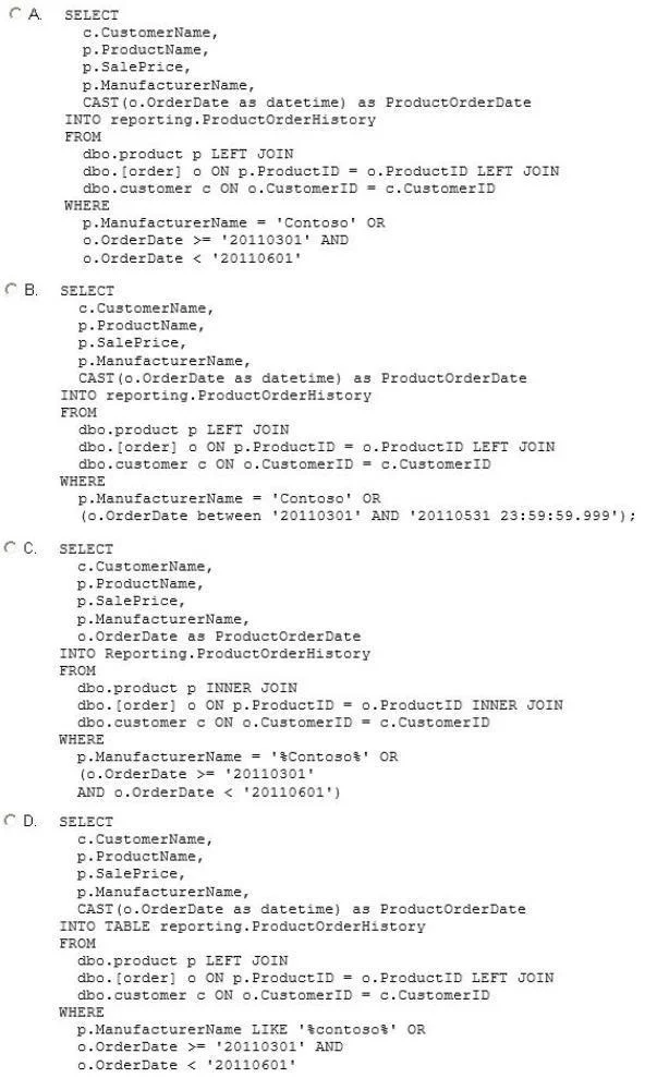 70-433 question #466 exhibit 2
