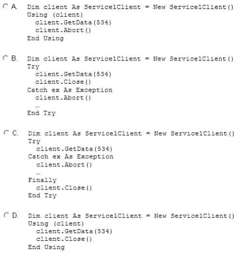 70-513 question #258 exhibit