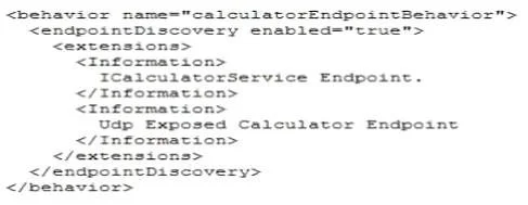 70-513 question #2 exhibit 1