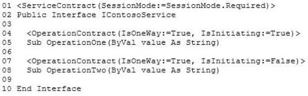70-513 question #152 exhibit 1