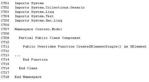 70-516 question #13 exhibit 6