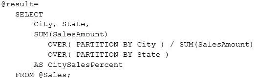 70-776 question #22 exhibit 1
