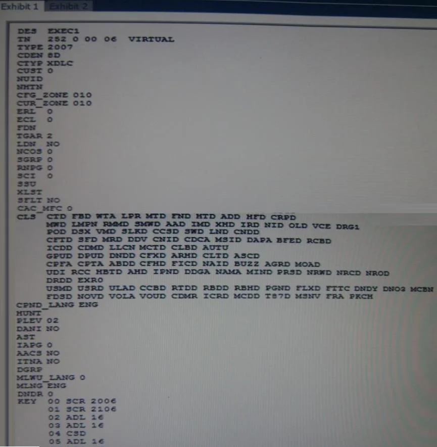 7004 question #13 exhibit 1