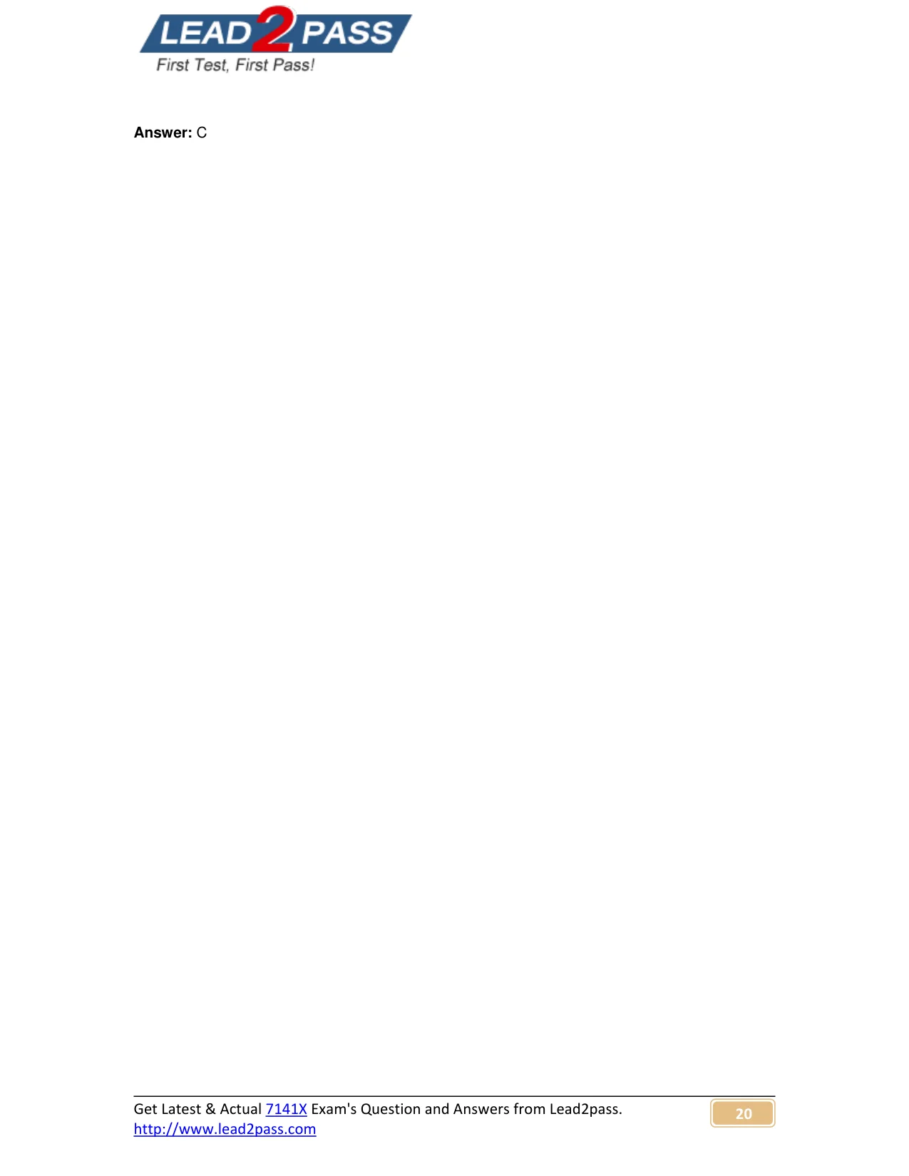 7141X question #75 exhibit 1