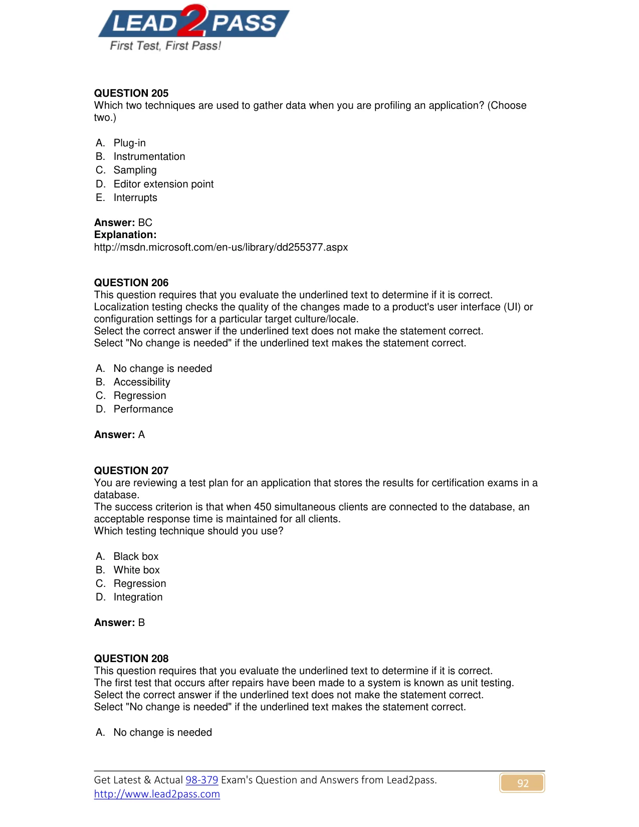 98-379 question #206 exhibit