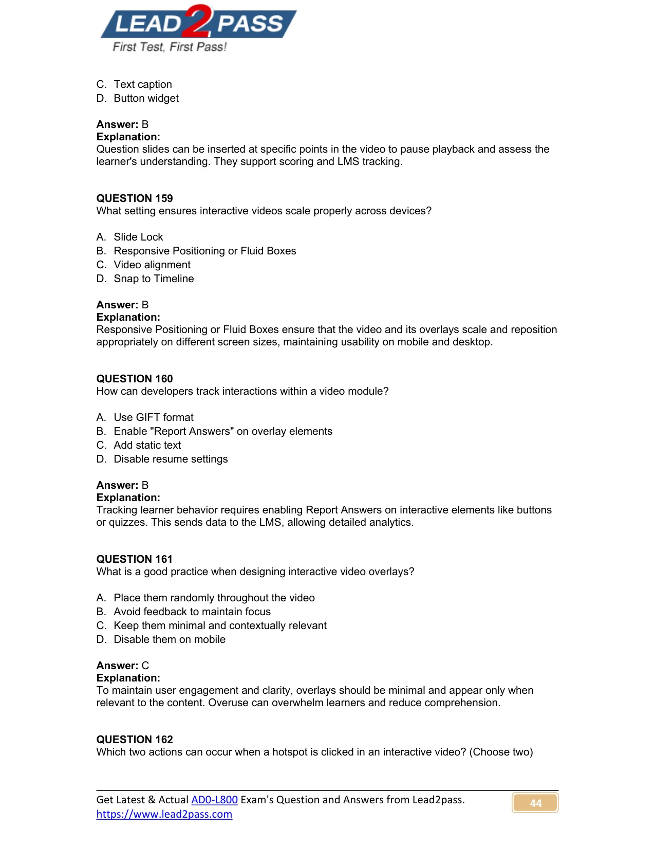 AD0-L800 question #160 exhibit