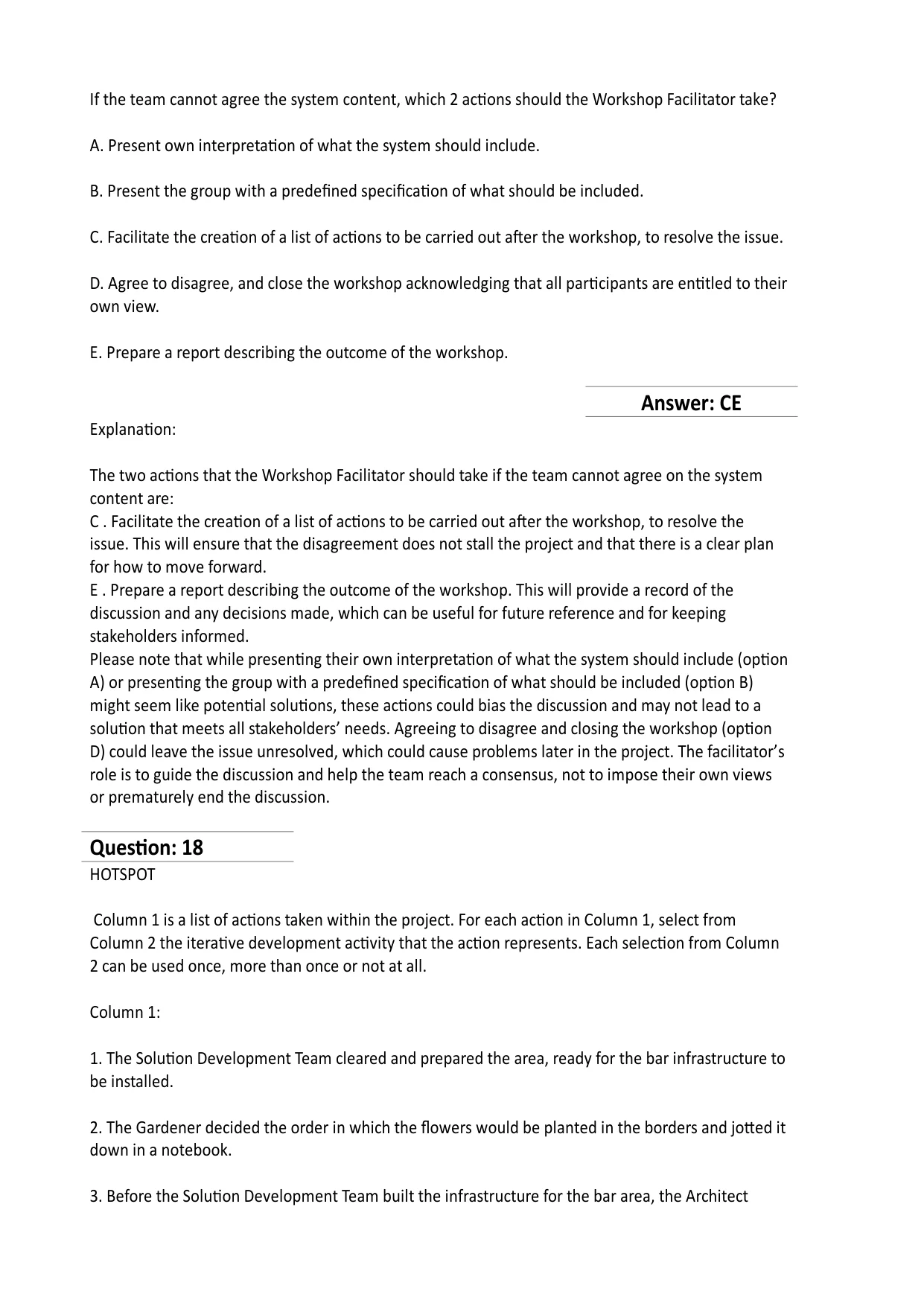 AGILEPM-PRACTITIONER question #17 exhibit