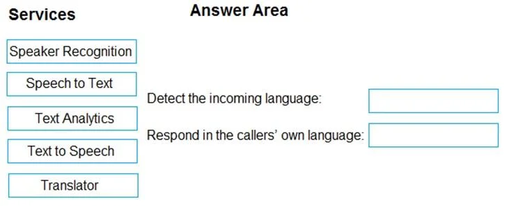 AI-102 question #101 exhibit