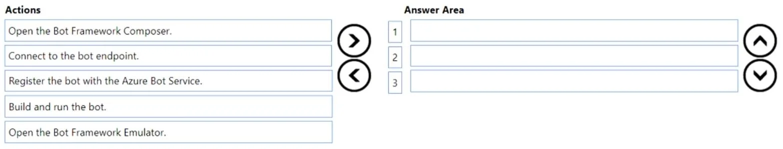 AI-102 question #213 exhibit