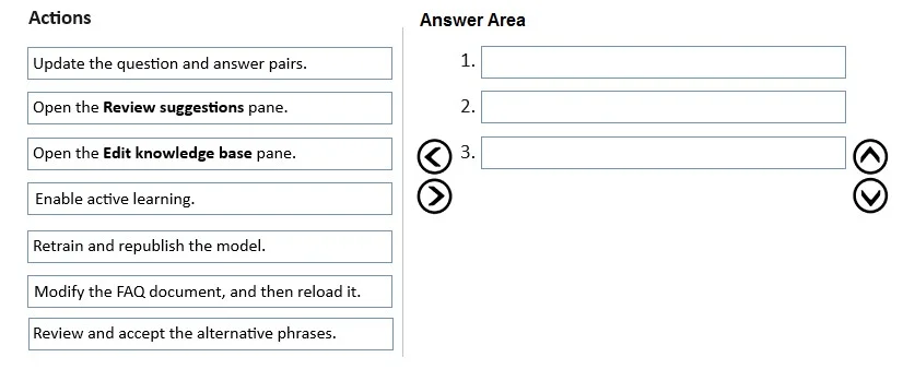 AI-102 question #435 exhibit