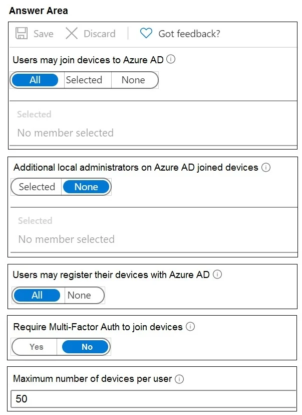 AZ-104 question #217 exhibit