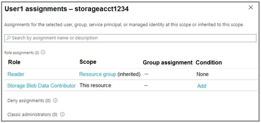 AZ-104 question #547 exhibit 1