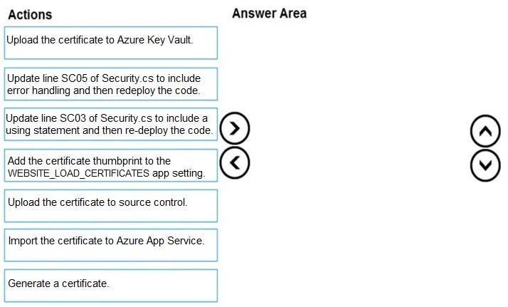 AZ-204 question #391 exhibit