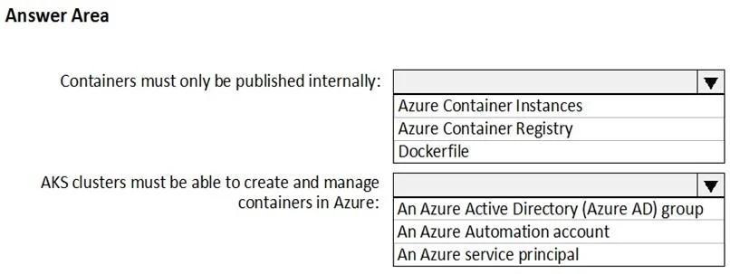 AZ-400 question #165 exhibit