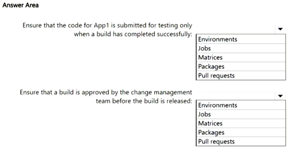 AZ-400 question #382 exhibit
